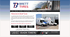 Desktop Screenshot of brett-tyres.co.uk